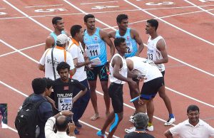 Men’s 4X400m relayor long relay is an athletics track event