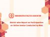 District wise Report on participantion on Online Semiar Conducted by MAA.