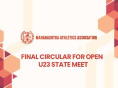 Final Circular For Open & U23 State Meet