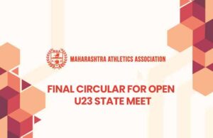 Final Circular For Open & U23 State Meet