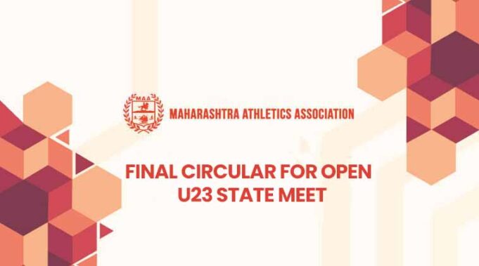 Final Circular For Open & U23 State Meet