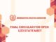 Final Circular For Open & U23 State Meet