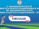 2nd Maharashtra State Under23 Athletics Championships and 38th Maharashtra State Junior Athletics Championships 2024 – Circular