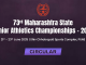 73rd Maharashtra State Senior Athletics Championships 2025 – Circular