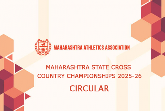 MAHARASHTRA STATE CROSS COUNTRY CHAMPIONSHIPS 2025-26 – Circular